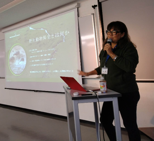 12/26 滝田明日香・動物専門学校でレクチャー 12/26 滝田明日香・動物専門学校でレクチャー